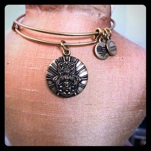 Alex and Ani Hand of Fatima II bracelet in brass